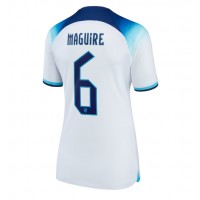 England Harry Maguire #6 Replica Home Shirt Ladies World Cup 2022 Short Sleeve